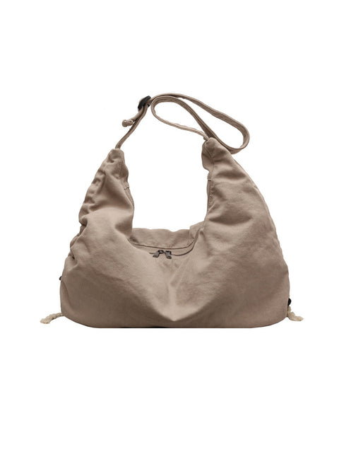 Cosbody feminino casual sólido de grande capacidade Bolsa