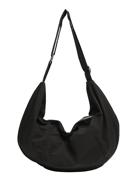 Casual Commute Sólido Nylon Crossbody Bolsa