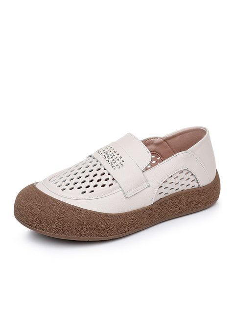 Women Summer Casual Hollow Out Flat Shoes